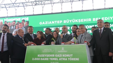 Gaziantep'te 2 bin konutluk projenin temeli atıldı