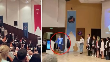 Bölüm başkanı 'Diplomanızı vermiyorum' dedi, salon karıştı