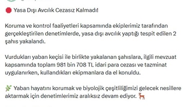 Yasa Dışı Avcılığa Cezada Rekor