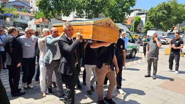 Hayatını kaybeden harita mühendisi son yolculuğuna uğurlandı