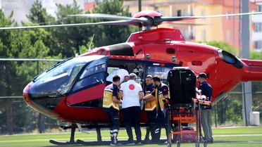 Malatya'da Kalp Krizi: Hava Ambulansı Kurtardı