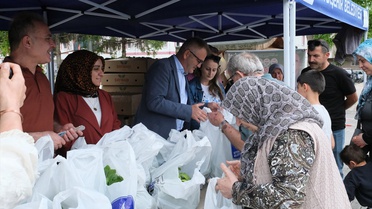 Seydişehir'de Üreticilere Hibeli Fide Dağıtımı
