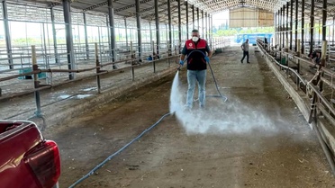 Havran'da kurban bayramı sonrası biyogüvenlik önlemi