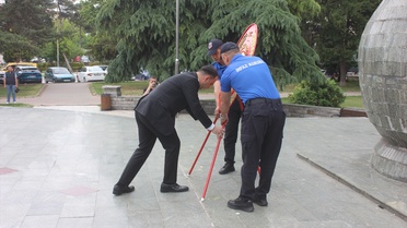 Kırklareli’nde Ceza İnfaz Personeli Günü Çelenk Töreni