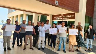 Konyaaltı Belediyesi’nde Memur Protestosu