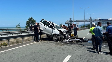 Rize'de Trafik Kazası: 2 Ölü, 3 Yaralı
