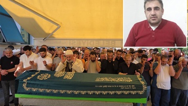 Samsun'da fabrika faciasında hayatını kaybeden işçiyi son yolculuğuna mesai arkadaşları uğurladı