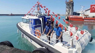Kastamonu'da Şehit Polis Ahmet Şahan'ın İsmi Deniz Kontrol Botuna Verildi