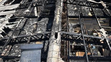 Şırnak'ta Yangında Türk Bayrağı Koruma Altına Alındı