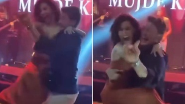 Taşacak Bu Deniz eğlencesinde Naz Sayıner ile Erdem Şanlı'nın samimi görüntüleri! Peş peşe hamleler geldi