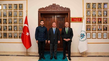 Gazi Gündüz'den Vali Aydoğdu'ya ziyaret