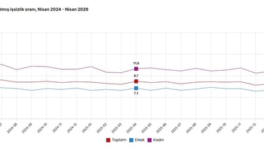 Nisan 2026'da İşsizlik Oranı %8,2'ye Yükseldi