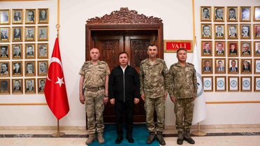 Askeri Komutanlar Erzincan Valisi'ni Ziyaret Etti