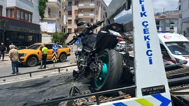 Alanya'da Trafik Kazası: 1 Yaralı