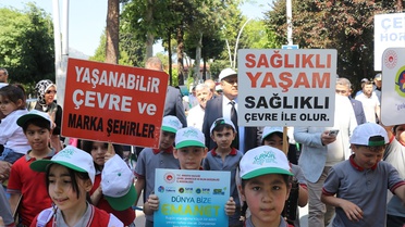 Amasya'da Çevre Yürüyüşü Düzenlendi