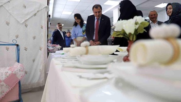 Aydıntepe'de yıl sonu sergisi açıldı