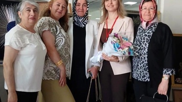 Bahçelievler kursundaki eserler Ahmet Akın'da sergilendi
