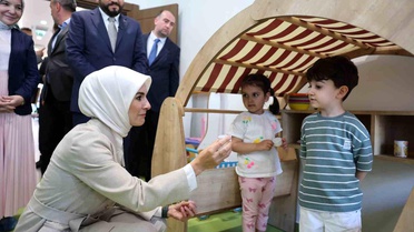 Darülaceze'de kreş açılışı: 35 çocuk hizmette