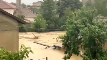 Medovets Köyü'nde Sel Felaketi