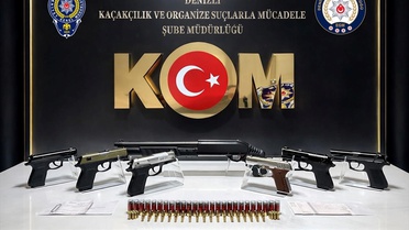 Denizli'de Tefecilik ve Silah Ticareti Operasyonu