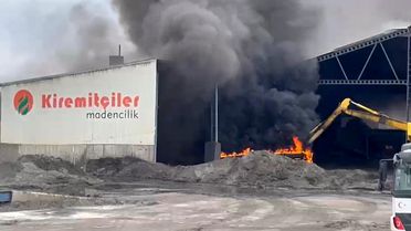 Uzunköprü'de maden ocağında yangın