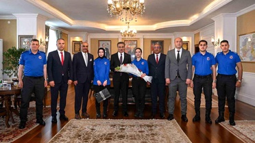 Vali Baruş Ceza İnfaz Personelini Kabul Etti