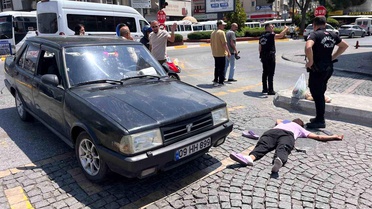 Aydın'da Kadına Otomobil Çarptı