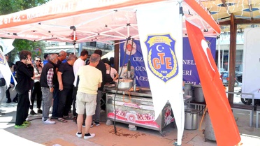 Muğla'da Ceza İnfaz Personeli Günü'nde lokma ikramı