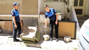 Nazilli Belediyesi'nden kaldırım işgallerine denetim