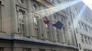 Slovenya'da Filistin Bayrağı İndirildi