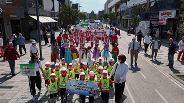 Temiz şehir Düzce'nin duyarlı çocukları
