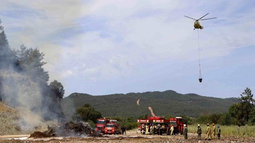 Muğla'da Orman Yangını Tatbikatı