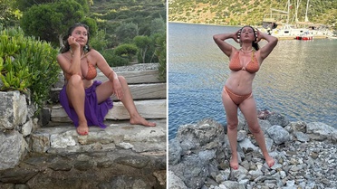50 yaşındaki Nurgül Yeşilçay'dan cesur paylaşım: Tek bikiniyle...