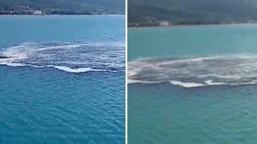 Kastamonu'da ilginç olay: Deniz 10 dakika boyunca kabarınca vatandaşlar panik yaşadı