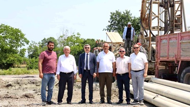 Düzce'de İçme Suyu Sondaj Çalışmaları İncelendi