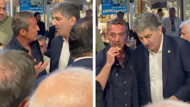Hakan Safi ve Ali Koç, seçime saatler kala bir araya geldi