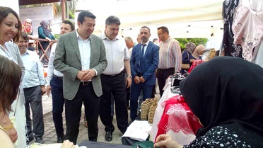 Havran'da Halk Eğitimi Merkezi yıl sonu sergisi açıldı