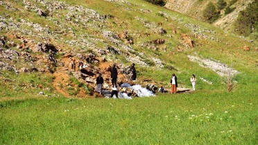 Göksun'daki Doğal Su Kaynağı Ziyaretçi Akınına Uğruyor