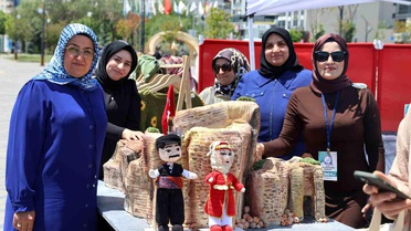 Kursiyerler 4 bin yıllık tarihi Harput Kalesi'ni amigurumi ile ördü