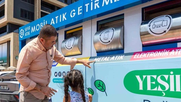 Mezitli'de mobil atık getirme merkezleri hizmete girdi