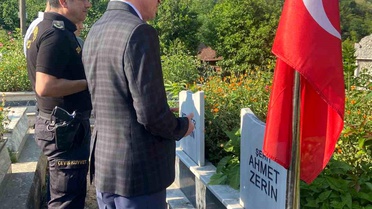 Emniyet Müdürü Şehit Ailesini Ziyaret Etti