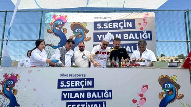 Söke'de Yılan Balığı Festivali Coşkusu başladı