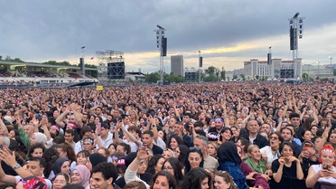 Yağmur dinlemedi, Ankara Tarkan'a koştu