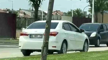 Bursa'da Ters Yolda Giden Araç Tehlike Yarattı