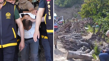 Eşini odunla döverek öldüren şahıs yakalandı
