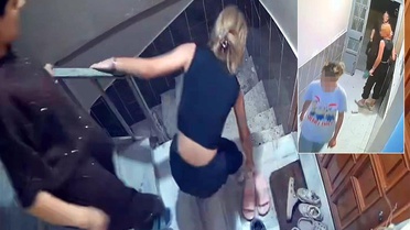 Yaptıkları rezilliği kimse görmüyor sandılar ama kamera kayıttaydı