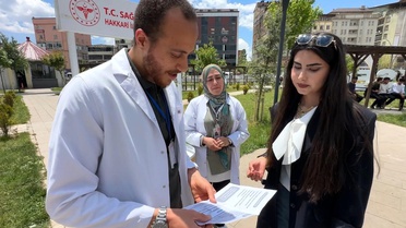Yüksekova'da Sigara Bırakma Kampanyası