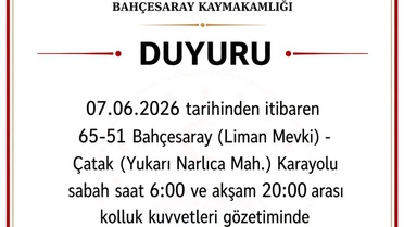 Van-Bahçesaray Yolu Açıldı