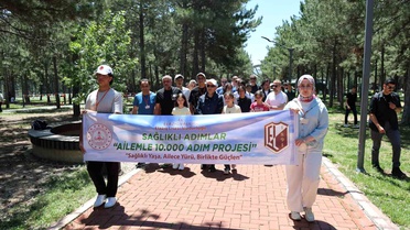 Elazığ'da Ailelerle Spor Etkinliği