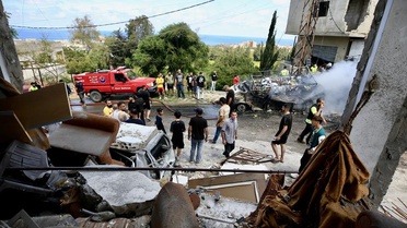 İsrail'in Beyrut'a Hava Saldırısı